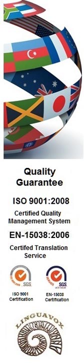 A DEDICATED ESSEX TRANSLATION SERVICES COMPANY WITH ISO 9001 & EN 15038/ISO 17100